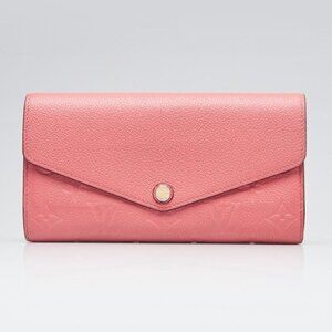 Louis Vuitton Blossom Monogram Empreinte Leather Sarah Wallet